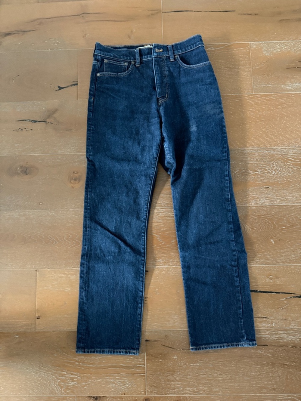 Madewell Men's Dark Blue Straight Jeans